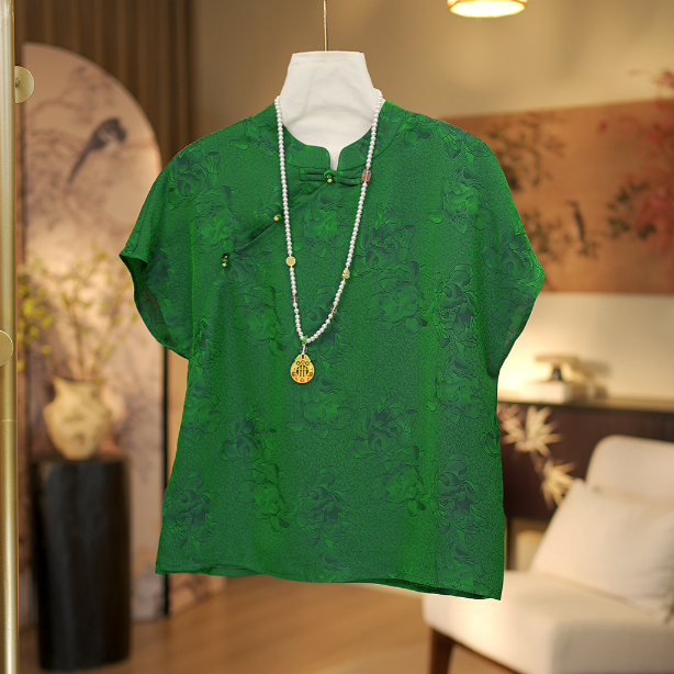 冬浅忆 夏季新中式休闲百搭上衣8311