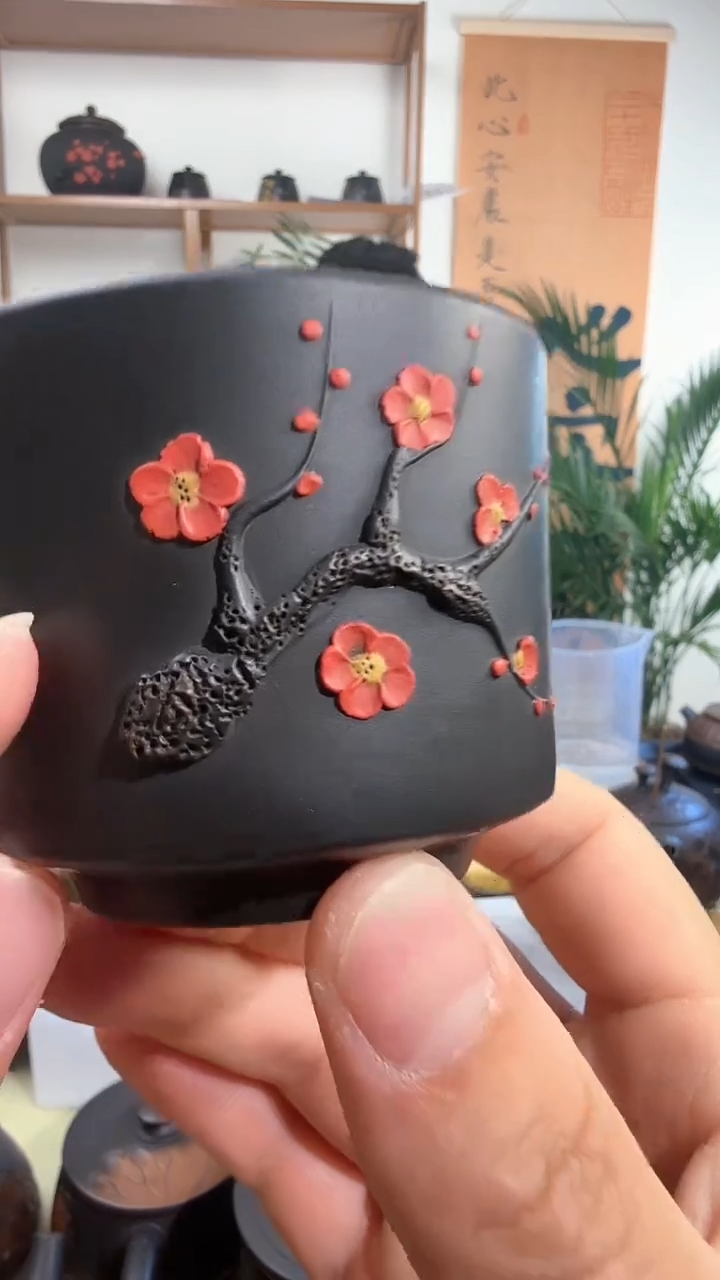 【闪购商品】建水紫陶 非遗传承 梅花杯