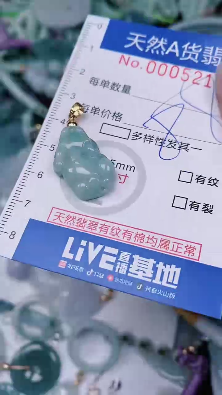 【闪购商品】翡翠颈饰未镶嵌00005215