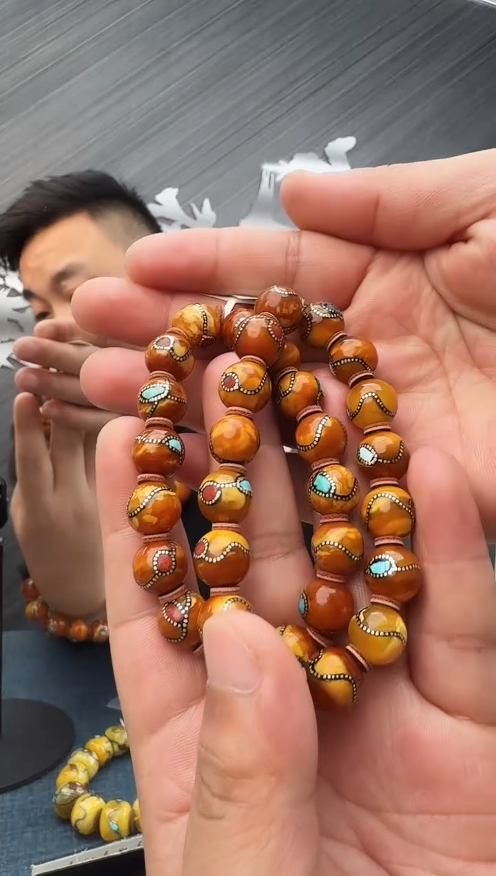 蜜蜡未镶嵌珠宝奇石假一罚十17，11多样性发其一