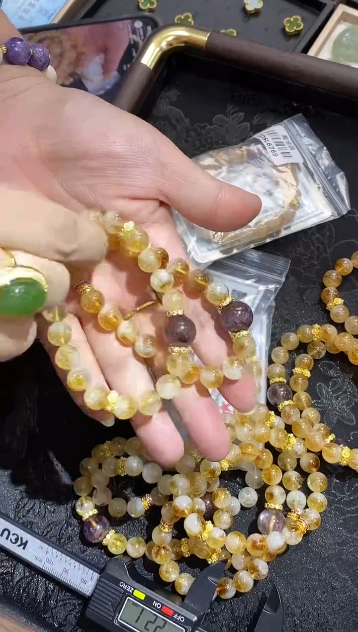 水晶手链未镶嵌 多样性发货发其一