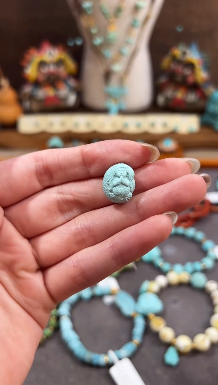 绿松石未镶嵌配饰绿松石配饰