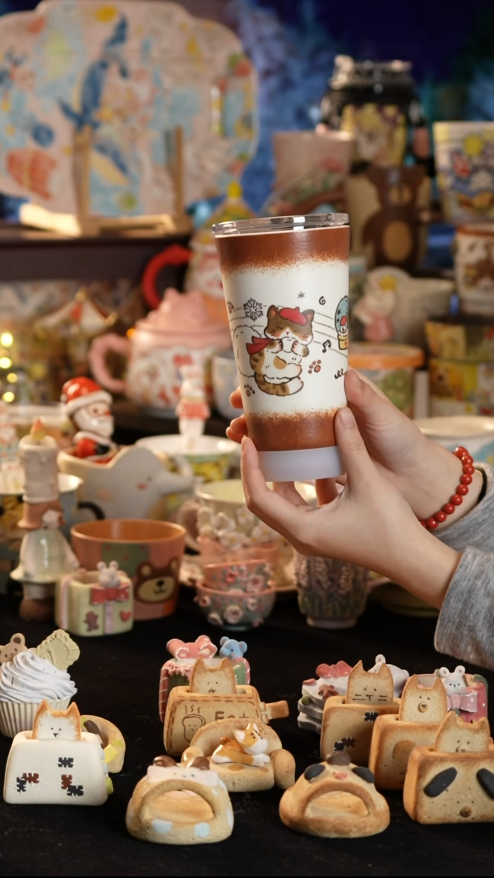 其他陶景德镇釉下彩手绘设计师款陶瓷