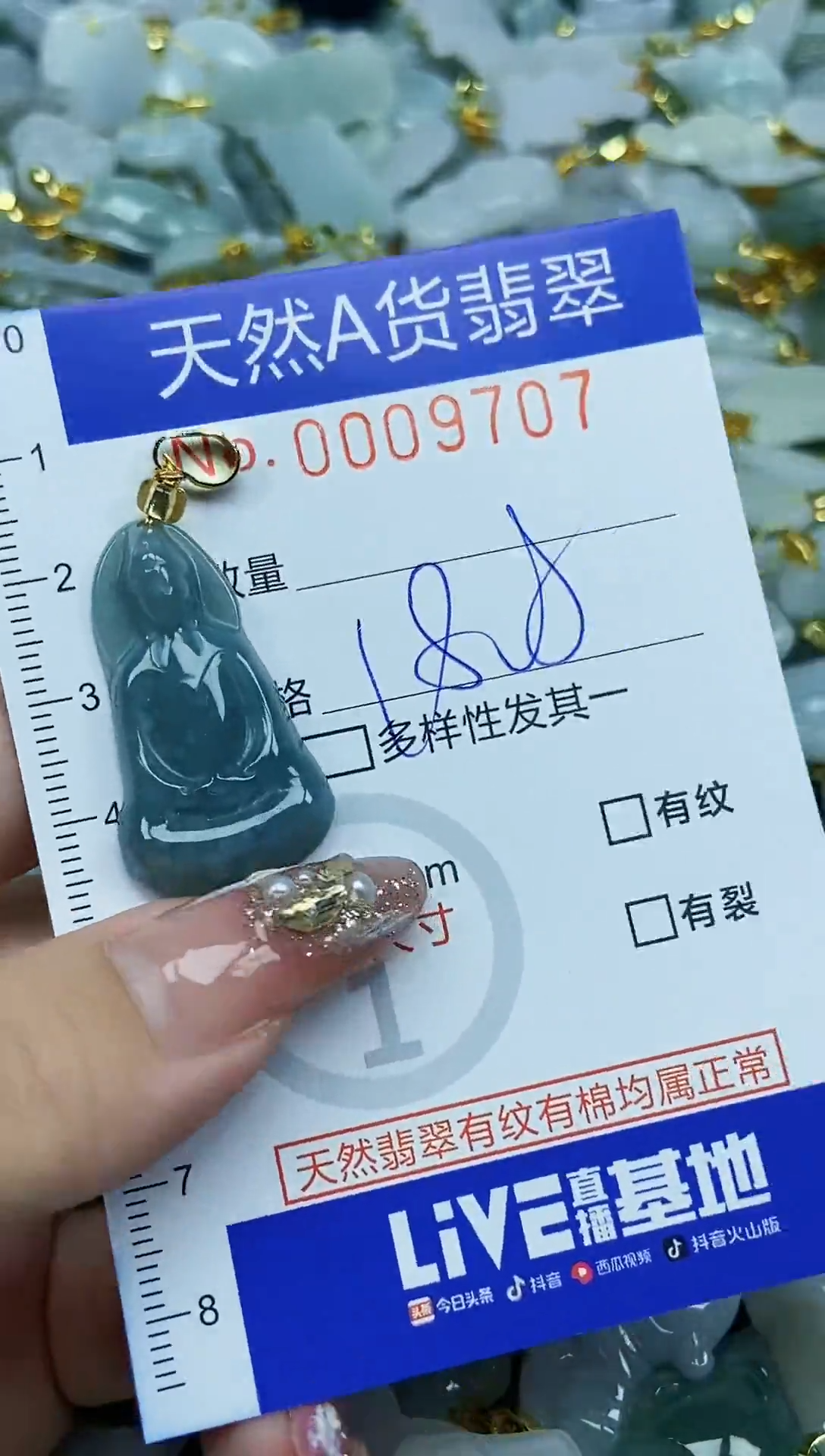 翡翠未镶嵌颈饰天然A货翡翠