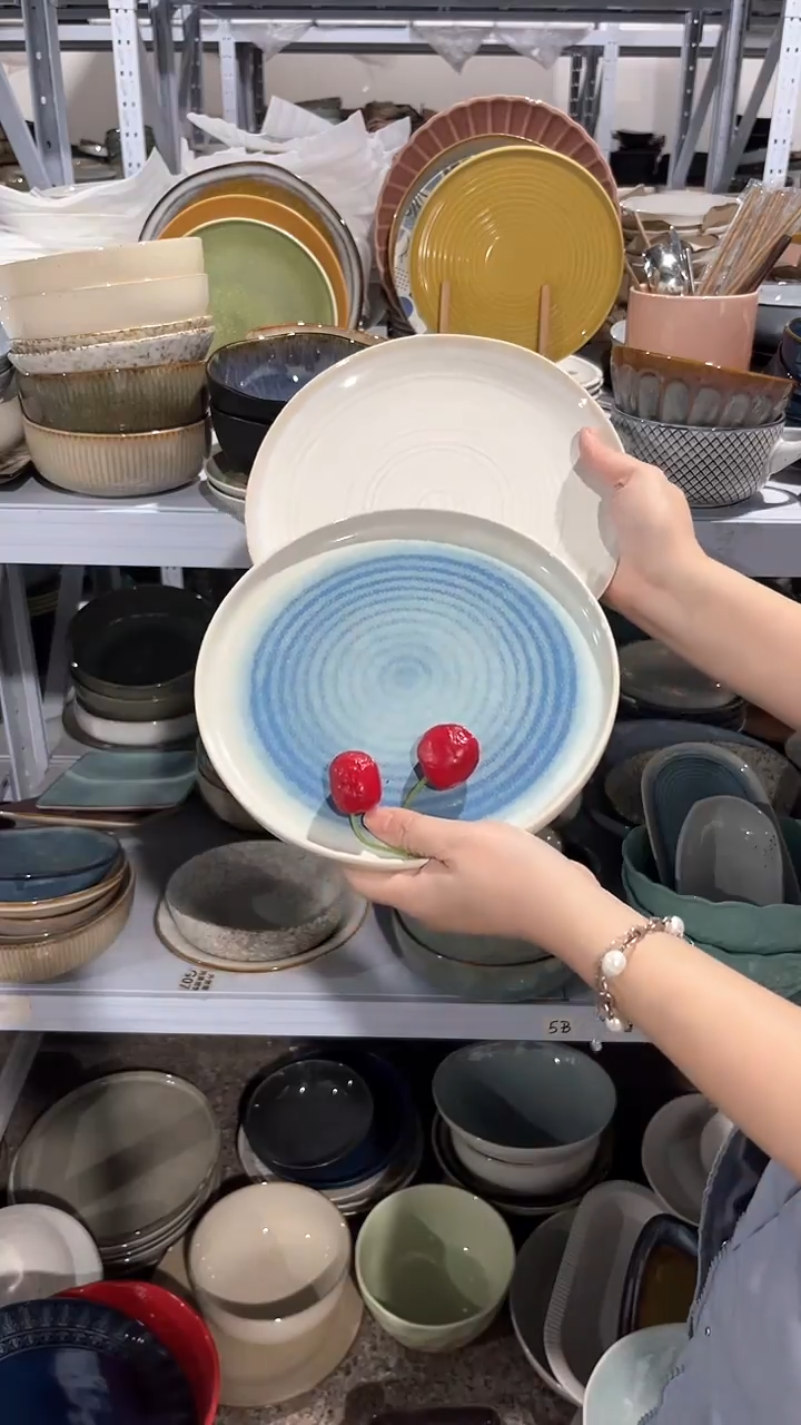 【闪购商品】瓷片外贸尾货瑕疵满20包邮X2 小盘组合