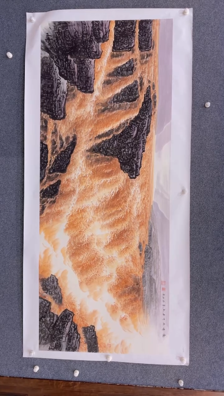 【闪购商品】国画1.30展馆-黄春香八尺-山水120