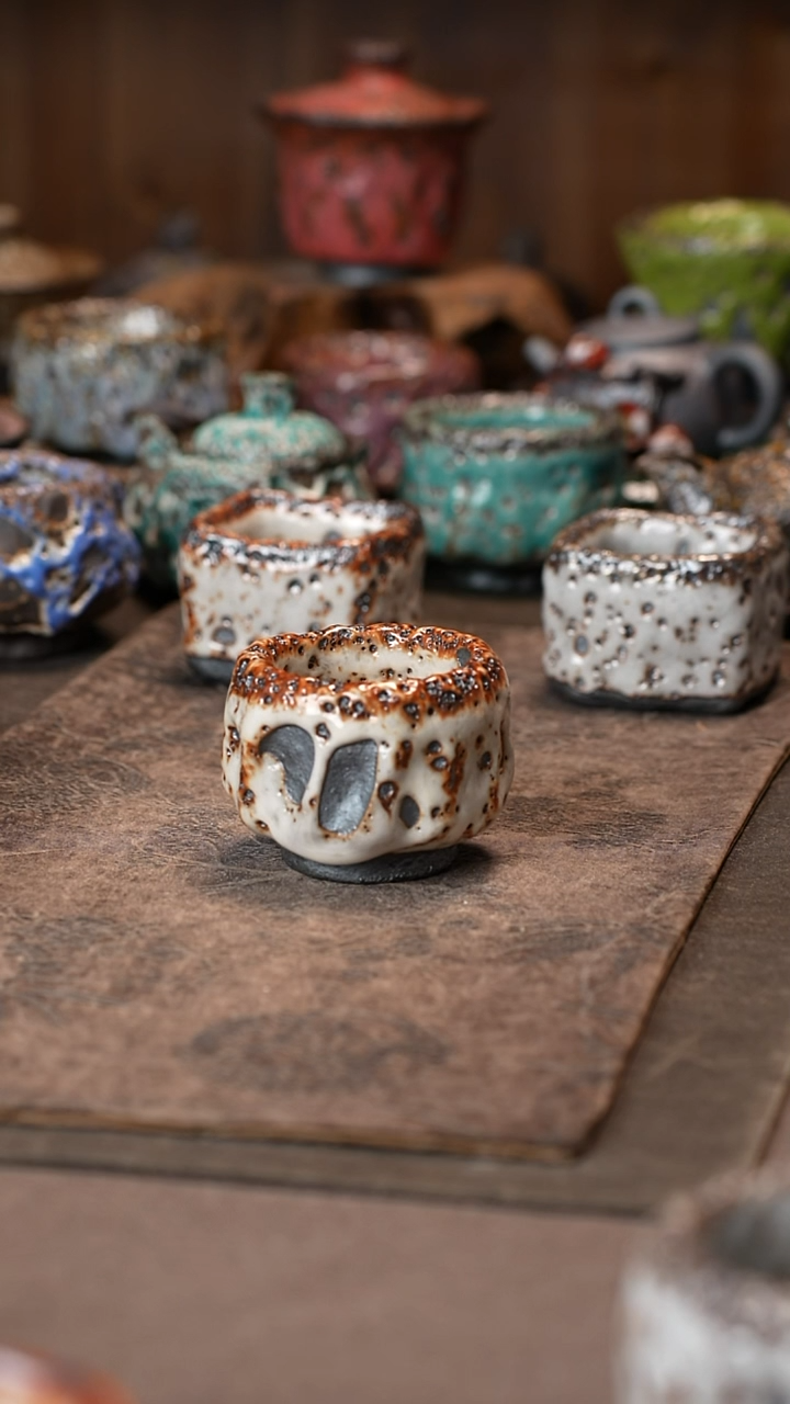 【闪购商品】景德镇柴烧志野杯