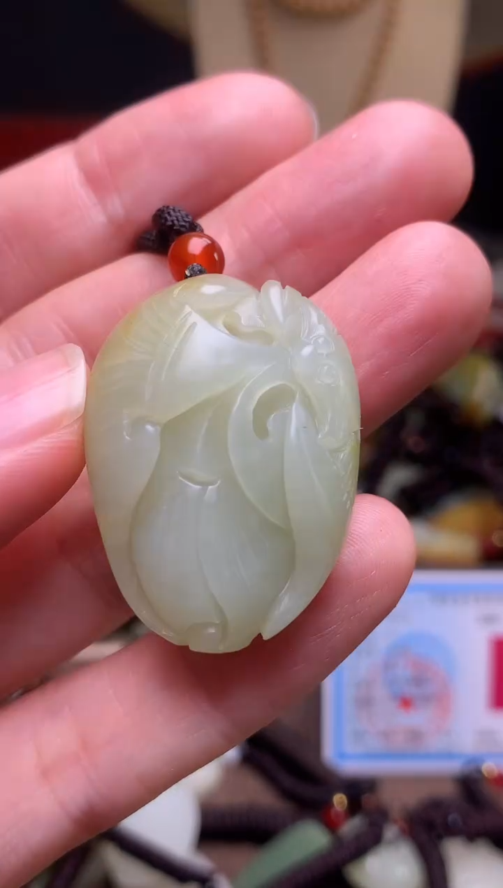 颈饰未镶嵌和田玉新疆料青海料清水和田玉吊坠