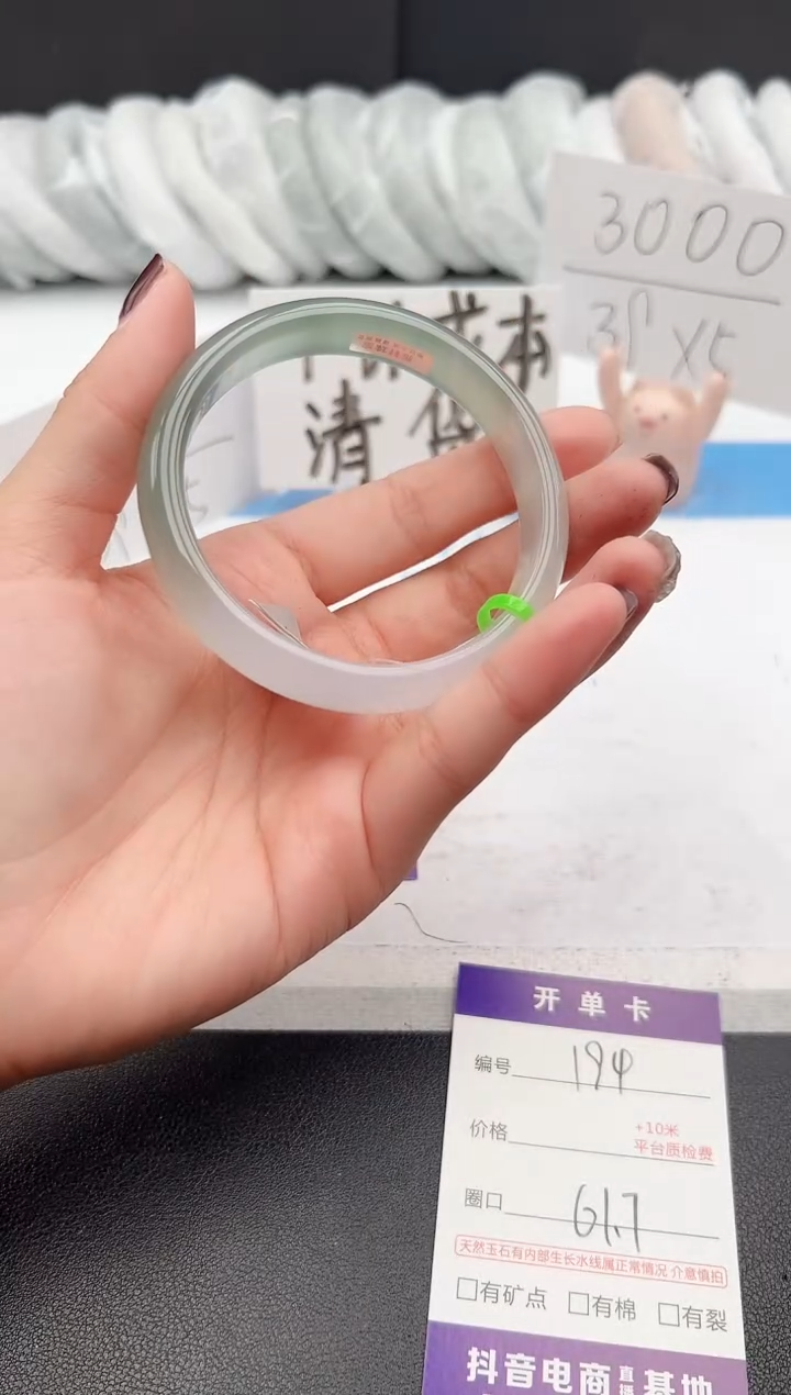 【闪购商品】石英质玉手镯未镶嵌j194