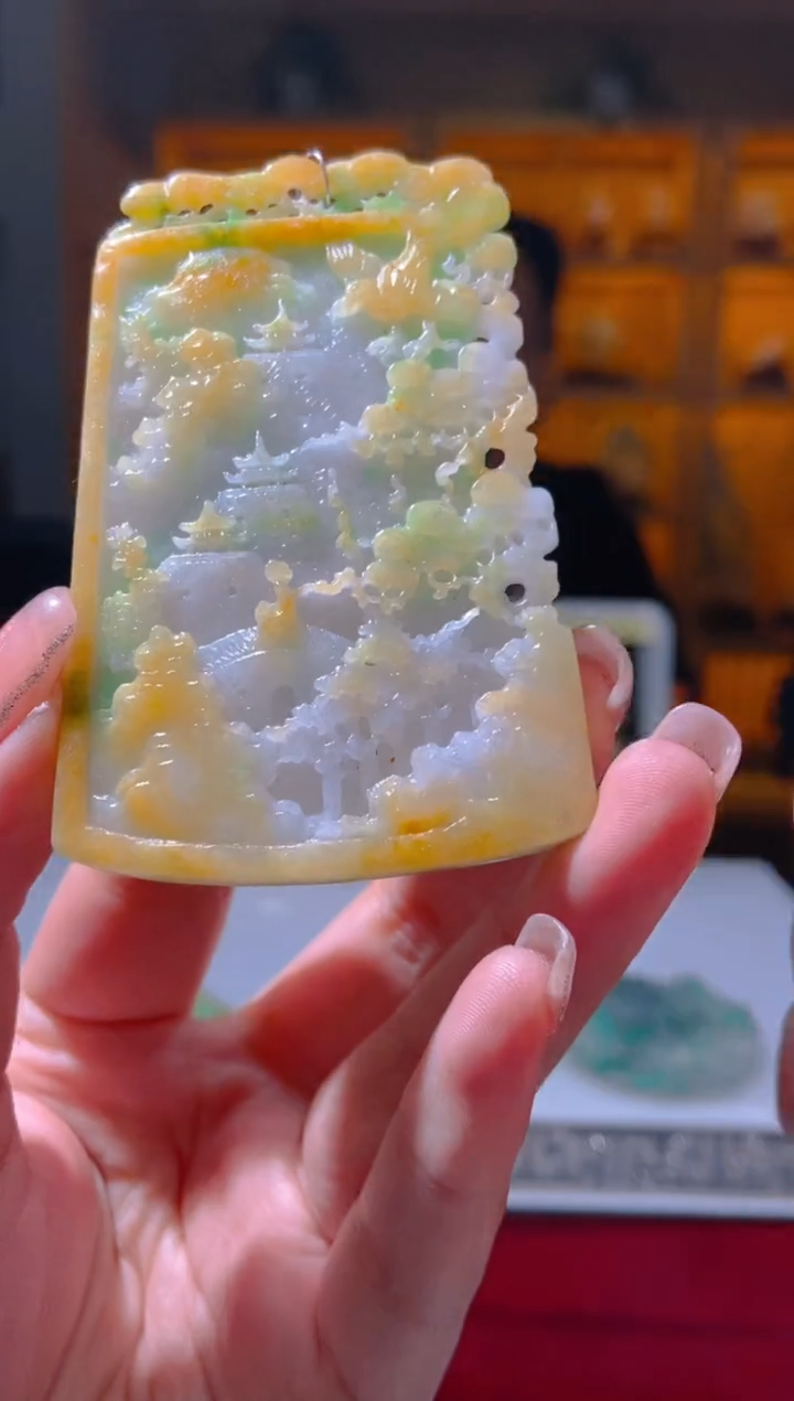 【闪购商品】定制翡翠未镶嵌闪购毛货链接SK057