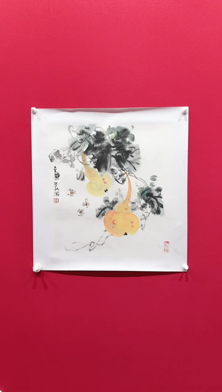 【闪购商品】国画崔西民45*48.........