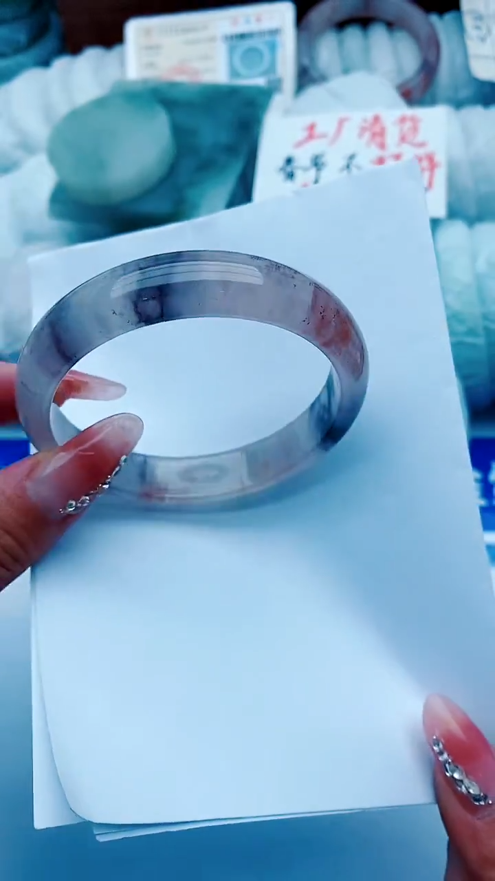 【闪购商品】石英质玉手镯未镶嵌a193-59-60