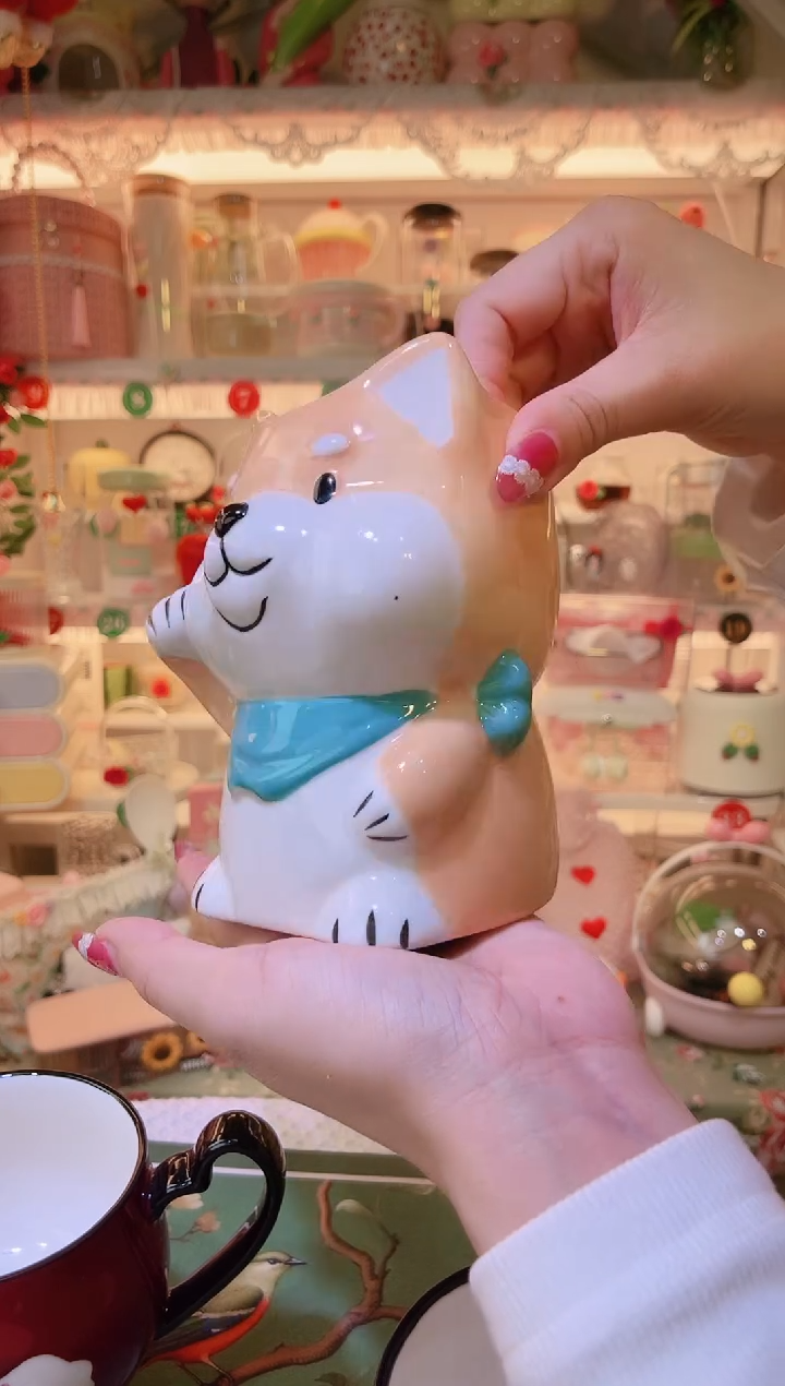 柴犬狗狗筷子筒——手工制作品质好！