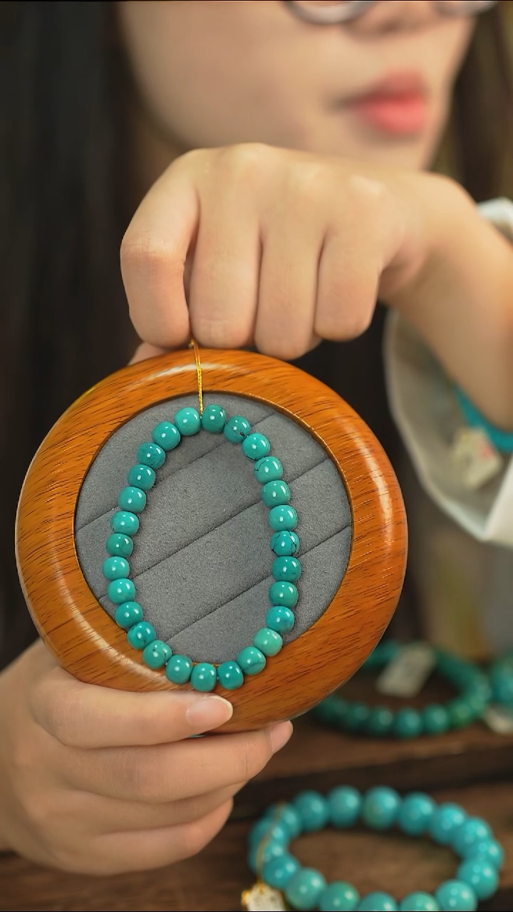 未镶嵌绿松石手串多样性发一