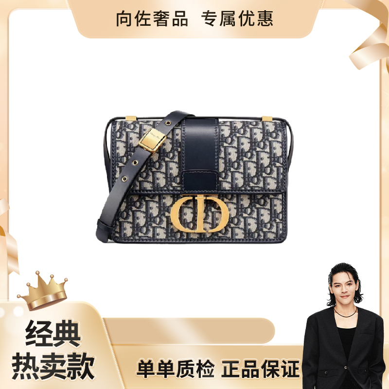 99新 DIOR/迪奥 （赵丽颖同款） 蒙田中号老花经典款