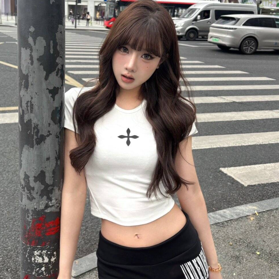 【十字花短袖合集】十字花短袖印花t恤字母短袖女夏