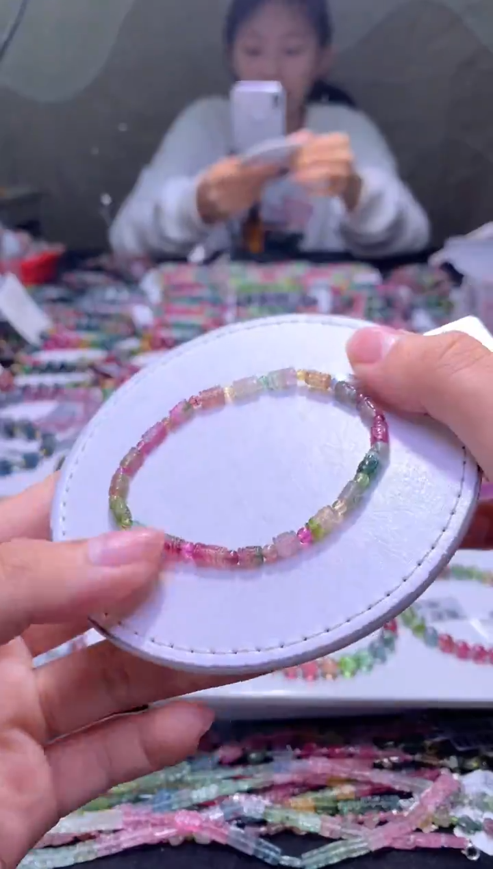 未镶嵌手串碧玺A04【天然碧玺】