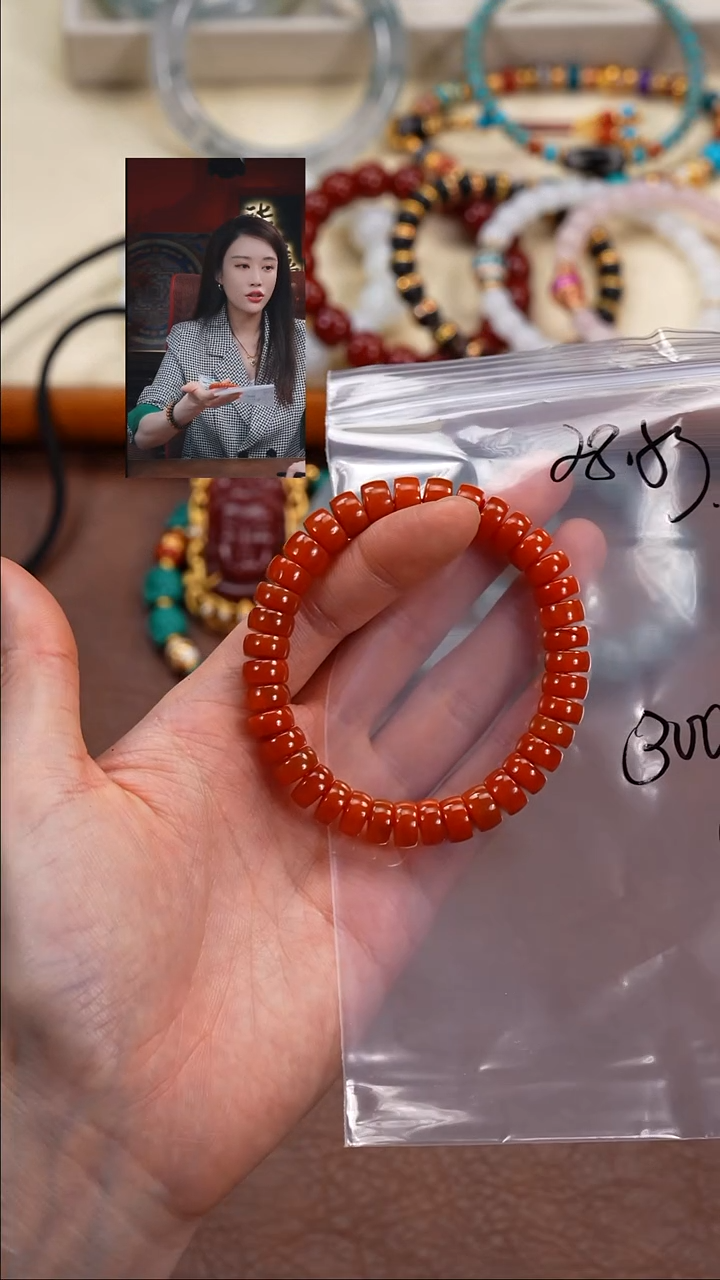 未镶嵌手串南红玛瑙我****圆柒禧文玩回血好物