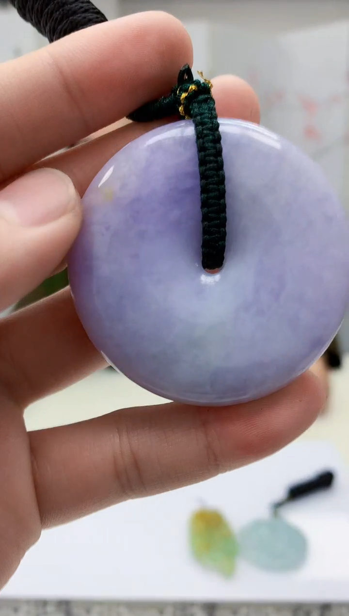 【闪购商品】定制翡翠未镶嵌4829bb-毛货挂件46