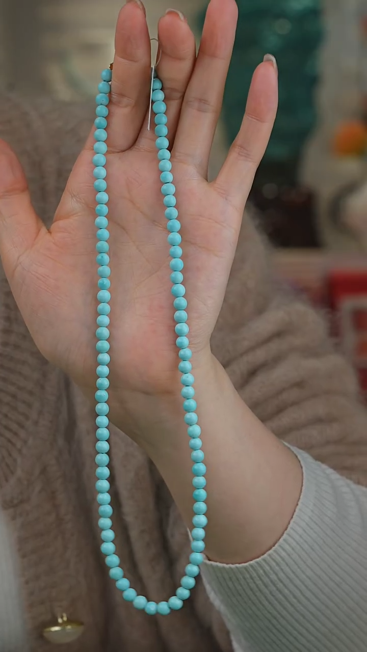 【闪购商品】绿松石项链18K金镶嵌多样性发货