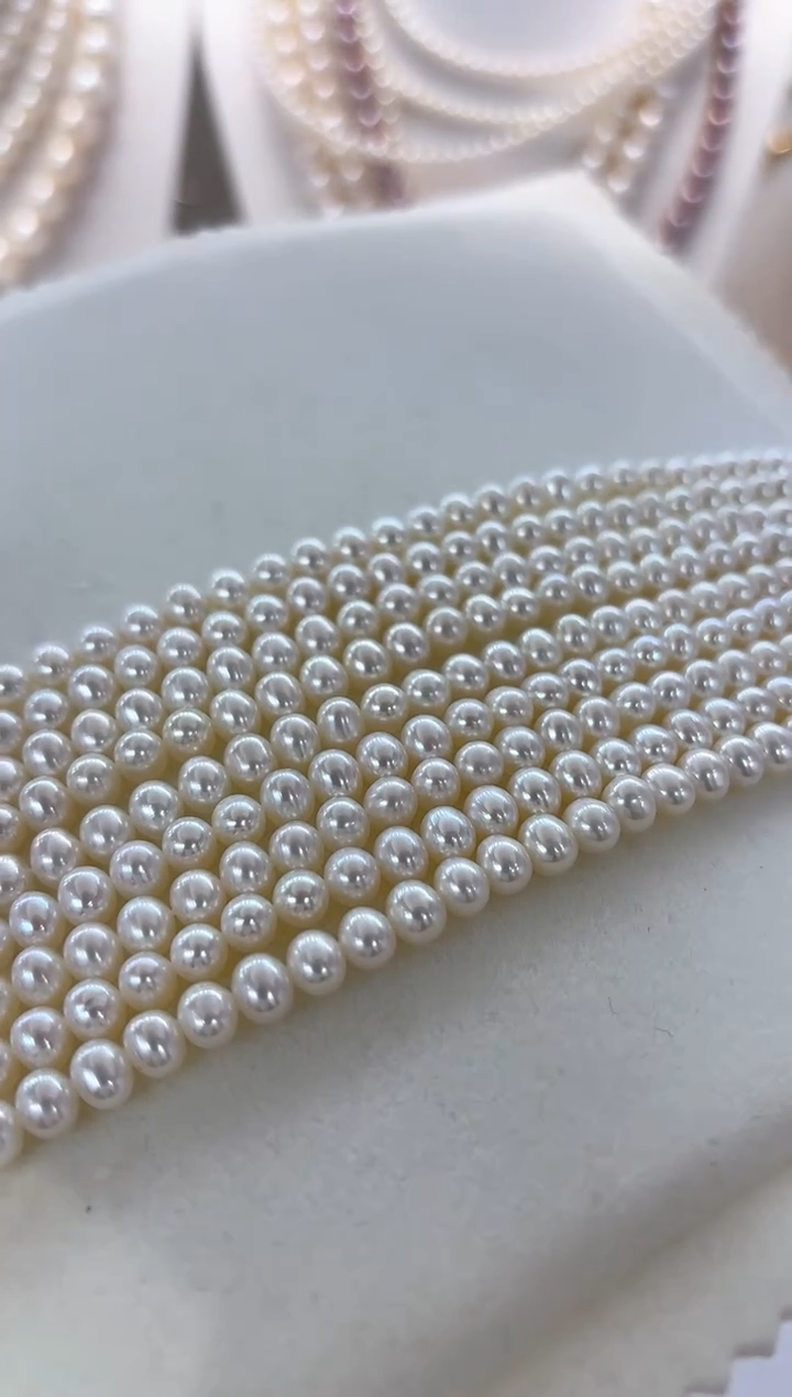 【闪购商品】淡水珍珠项链银S925镶嵌5.5-6多样性发货只发一条