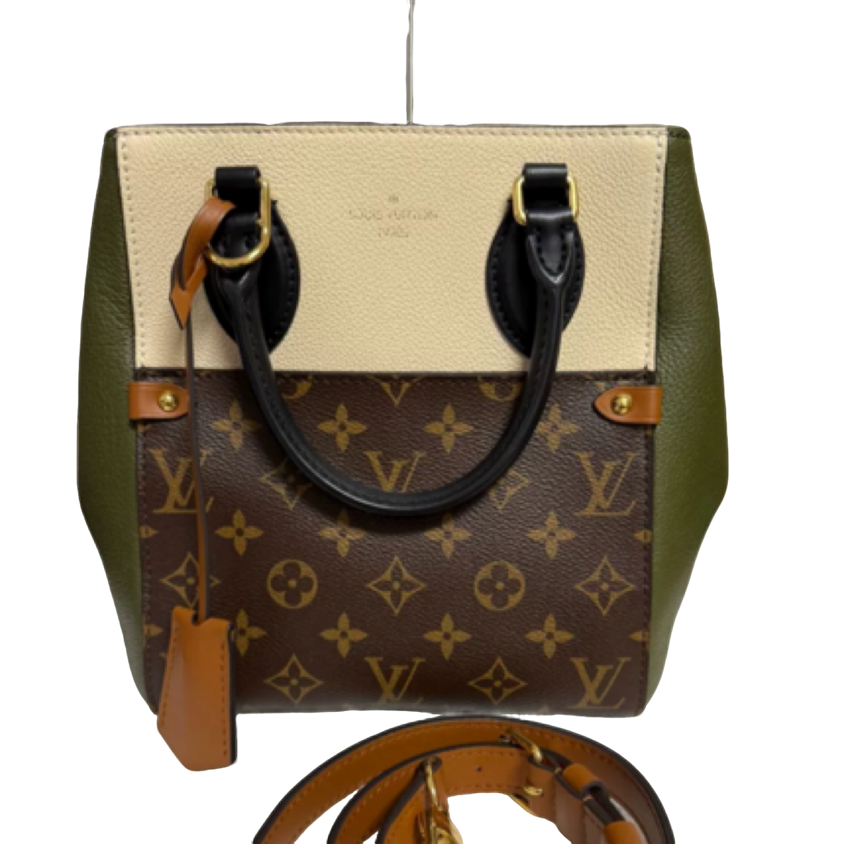99新 LouisVuitton/路易威登 fold tote手提包单肩包女包20年