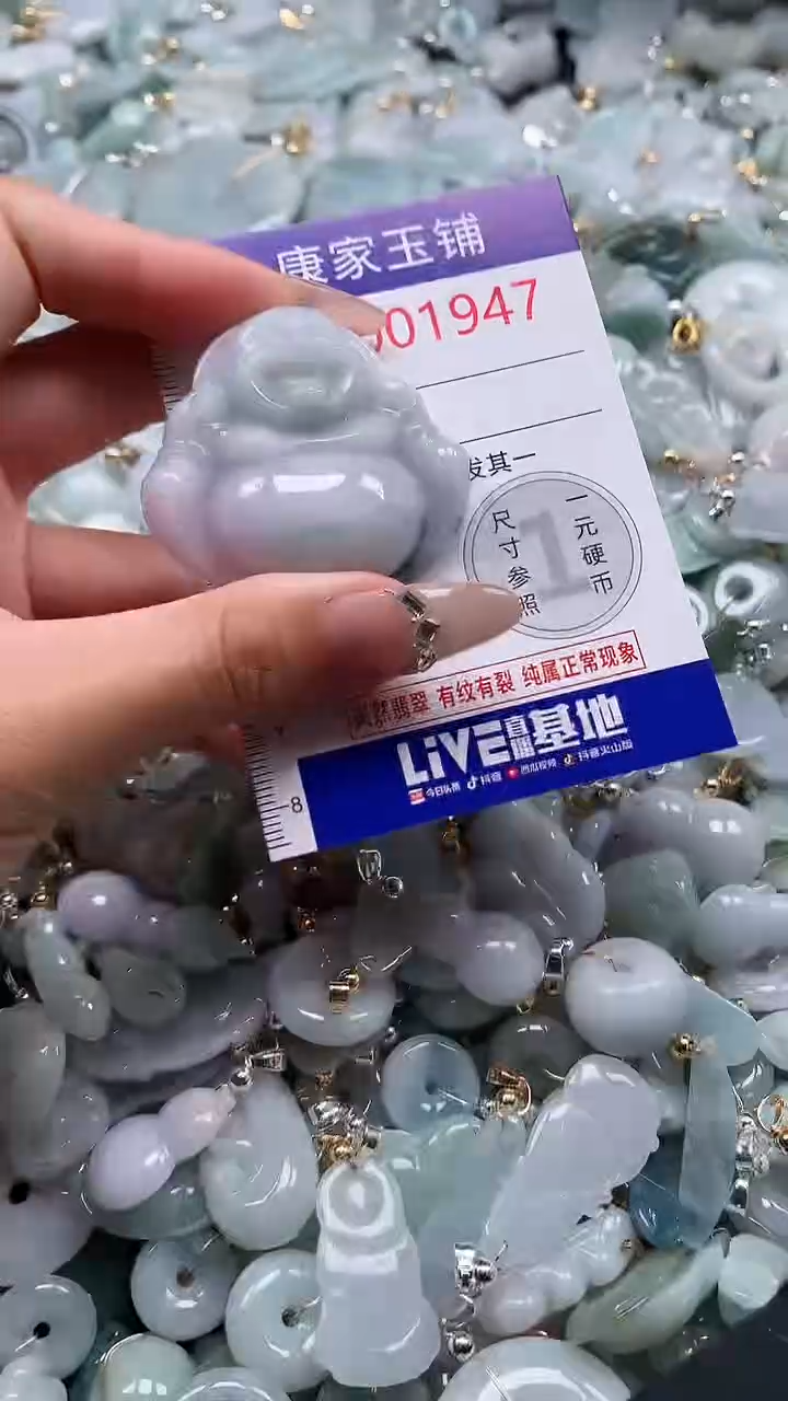 翡翠未镶嵌吊坠(不含链)1947