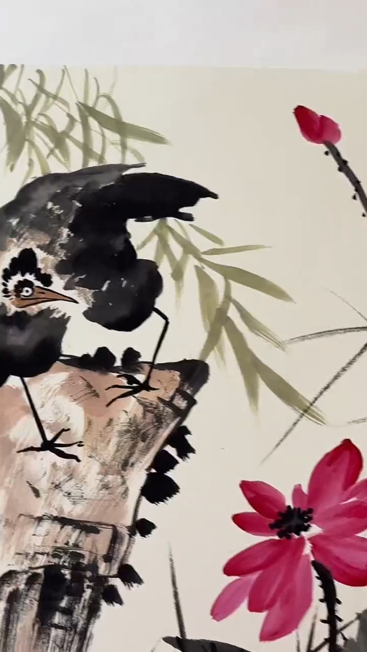 国画王炳杰手绘绘画作品5-4