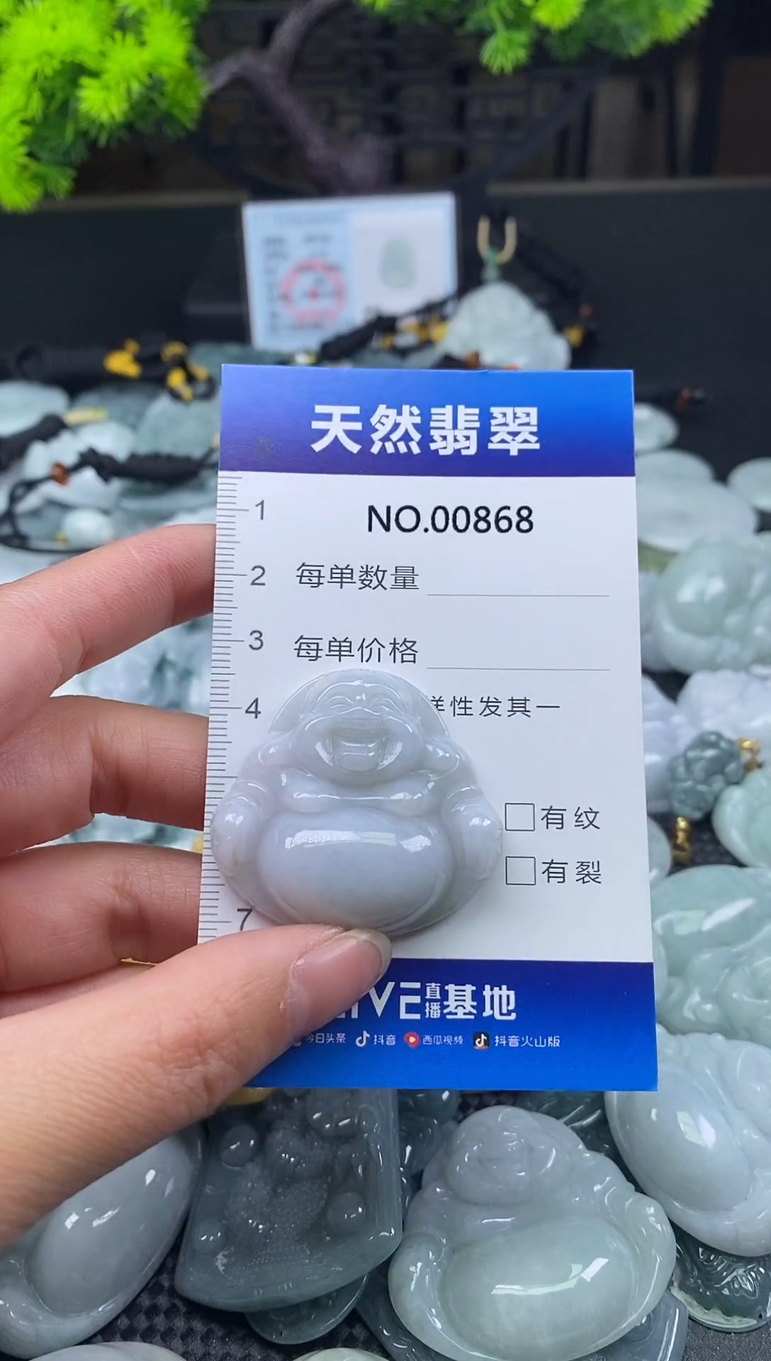 颈饰未镶嵌翡翠天然缅甸翡翠868