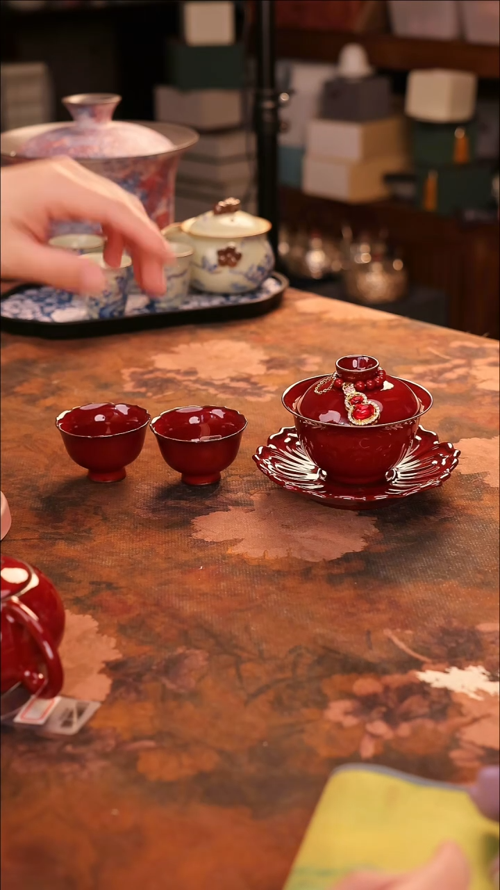 【闪购商品】陶瓷茶具（无礼盒无茶盘）@@A11980