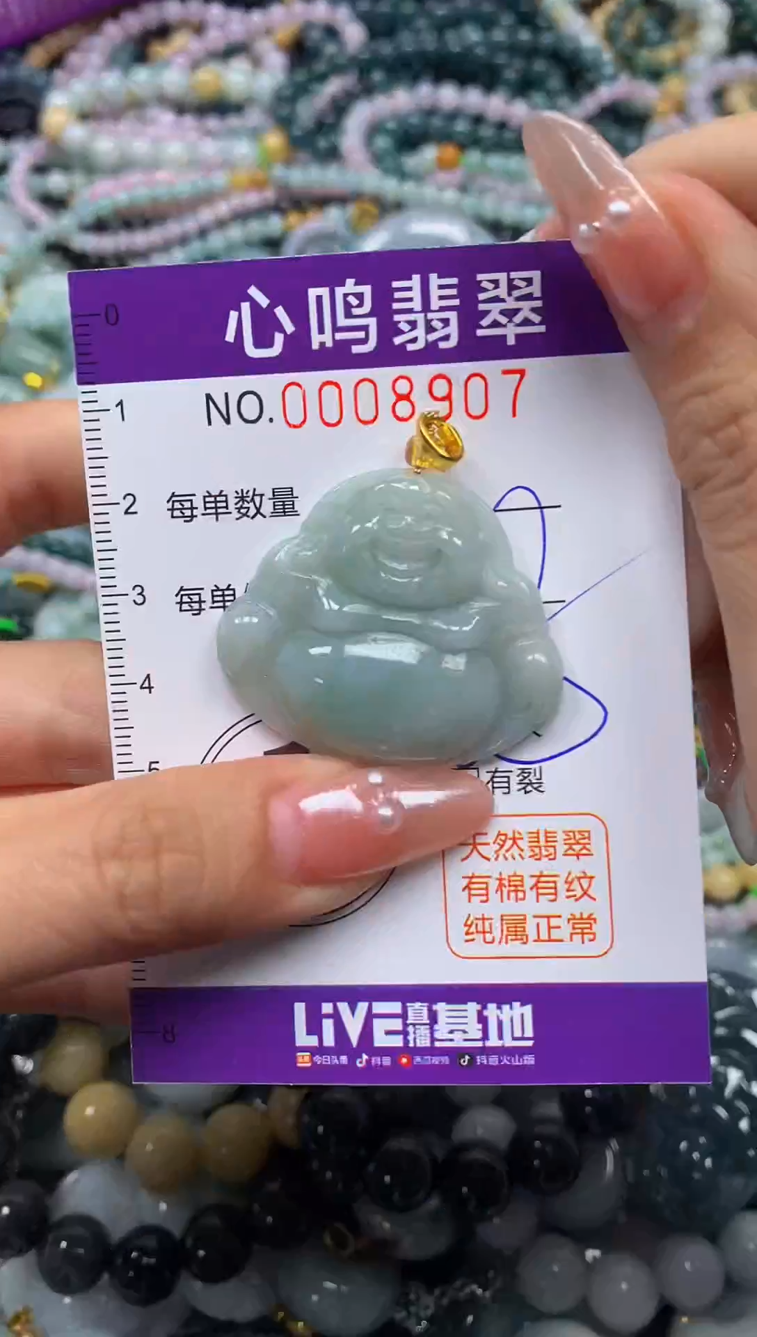 颈饰未镶嵌翡翠闪购008907
