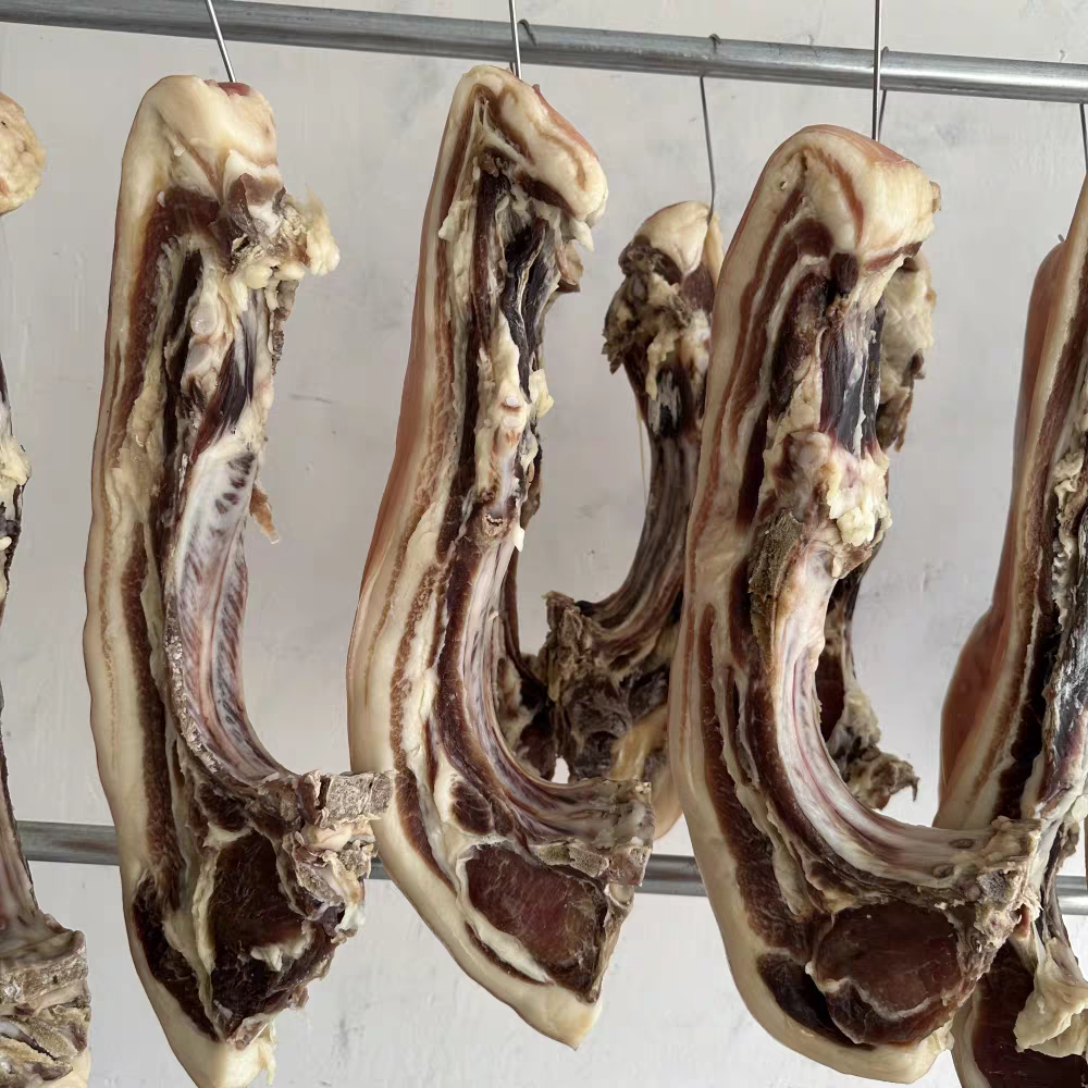 安徽特产腊肉中段腊五花肉 农家手工腌制