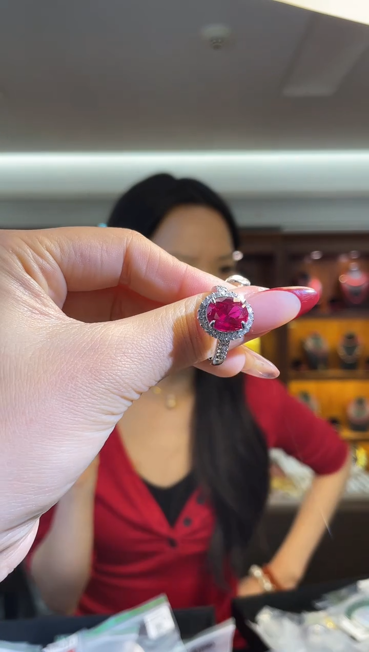 未镶嵌戒指红宝石（多样性发一件）