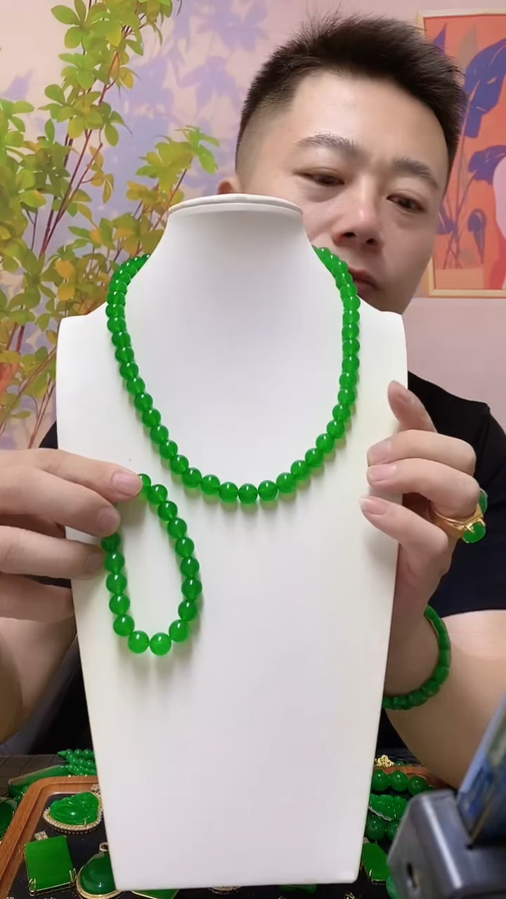 翡翠未镶嵌项链翡翠项链