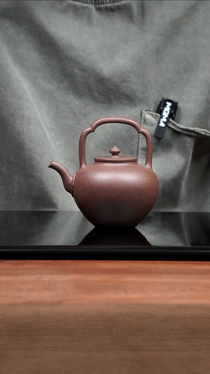 紫砂茶壶五堂  吴经提梁