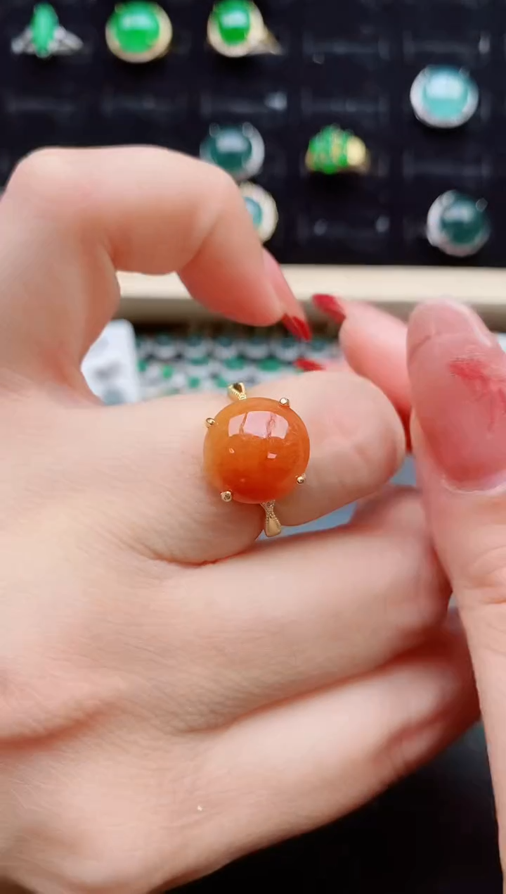 【闪购商品】翡翠戒指银S925镶嵌2132131