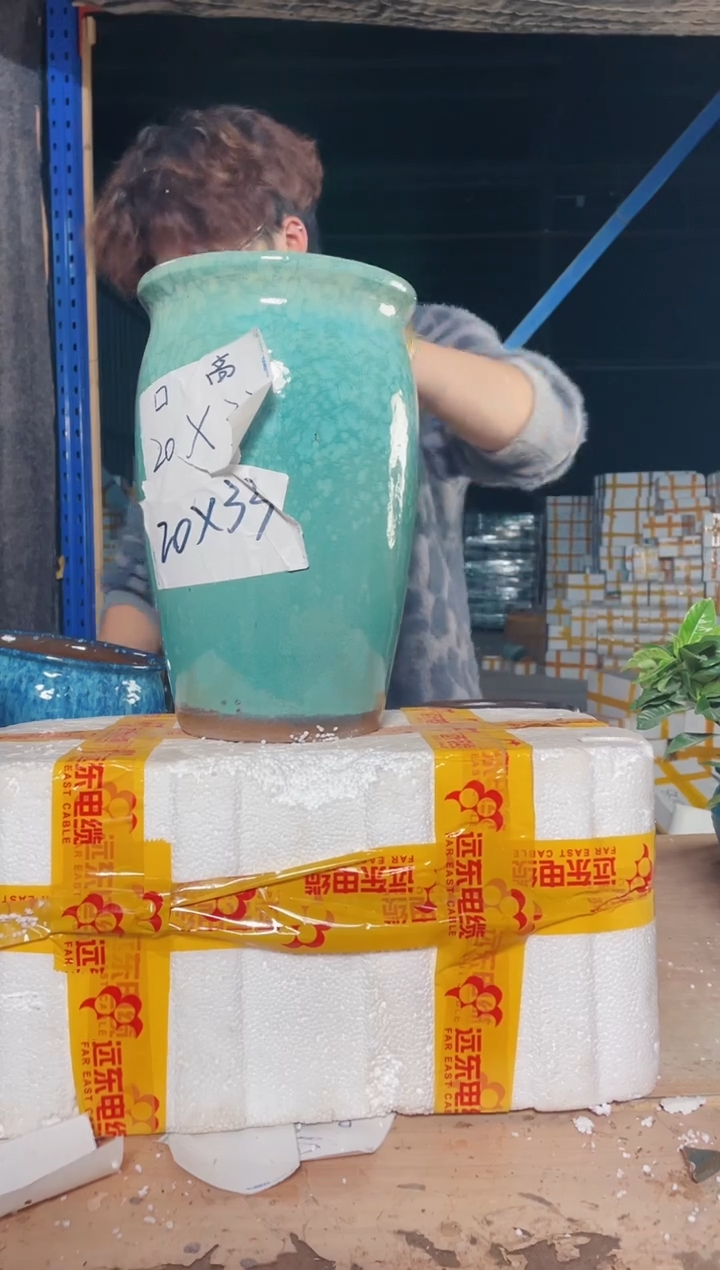 紫砂花盆宜兴紫砂粗陶花盆20-32