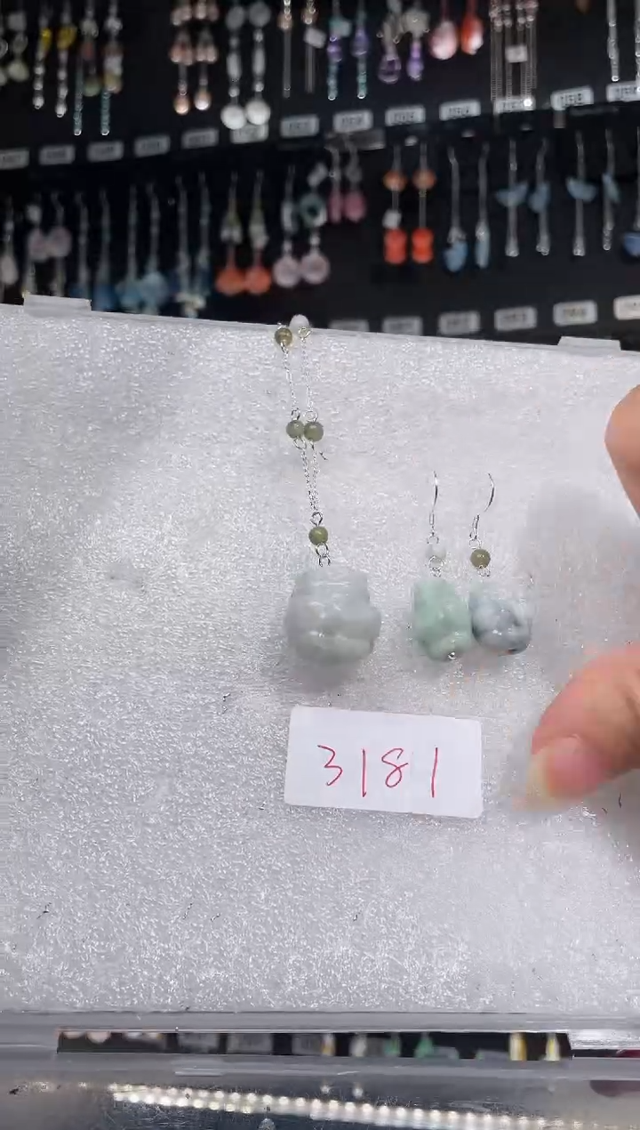 【闪购商品】紫晶耳饰银S925镶嵌喜欢拍