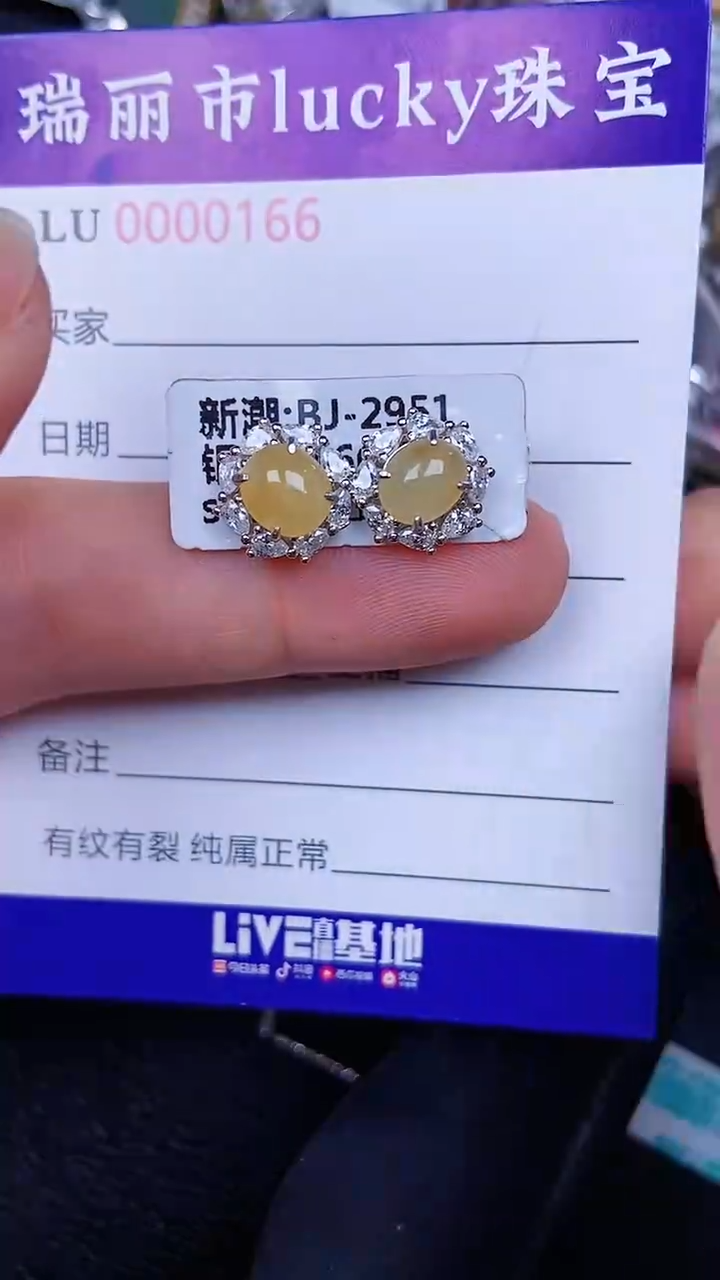 颈饰银S925镶嵌翡翠0166