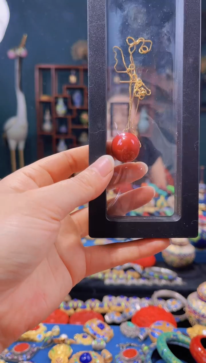 非遗绝技 素漆项链