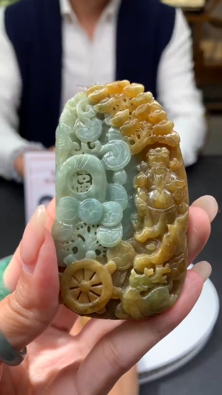 【闪购商品】定制翡翠未镶嵌不退不换CMH1件-A定金