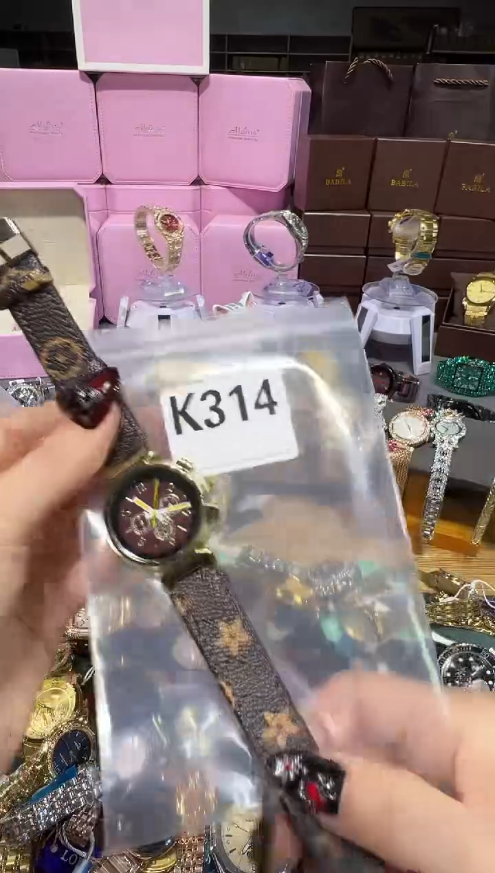 石英机芯不锈钢不锈钢直播定闪专用