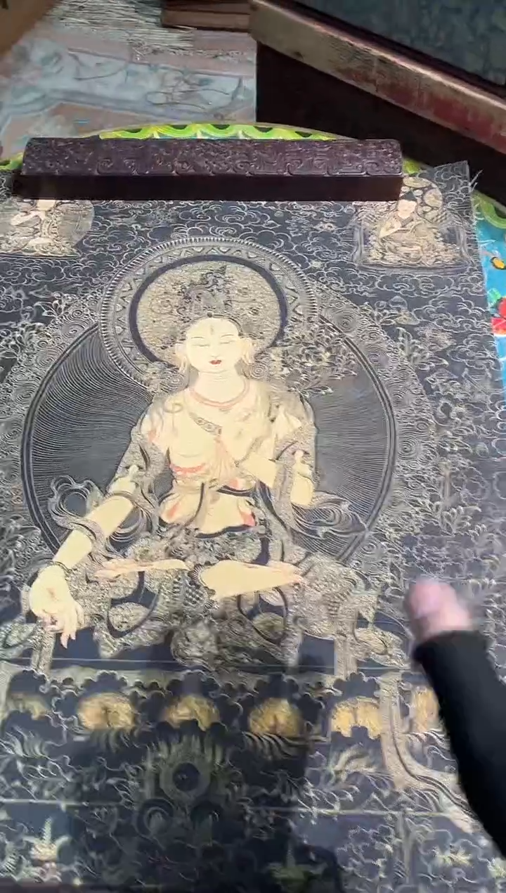 卷轴画天天的唐卡tk160