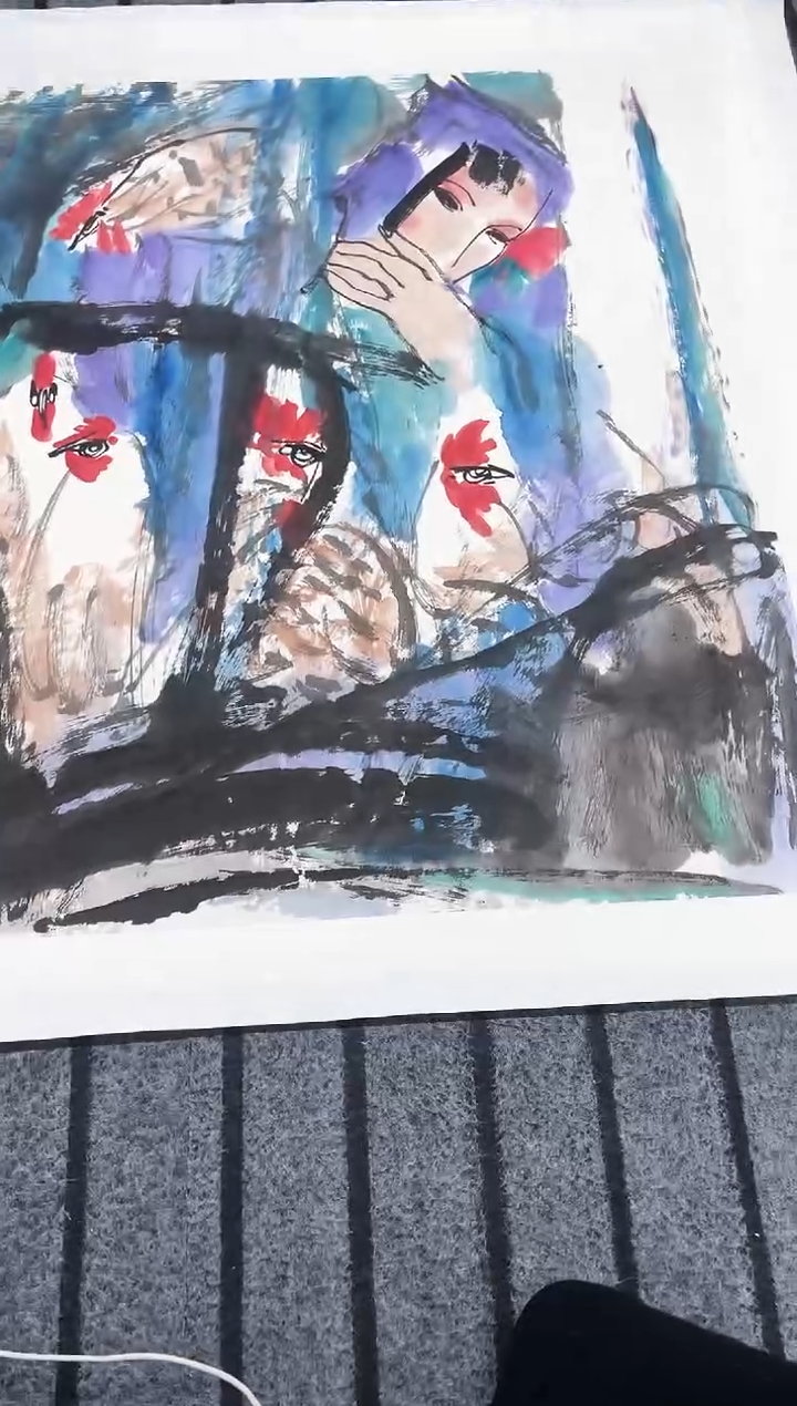 精品国画花鸟作品