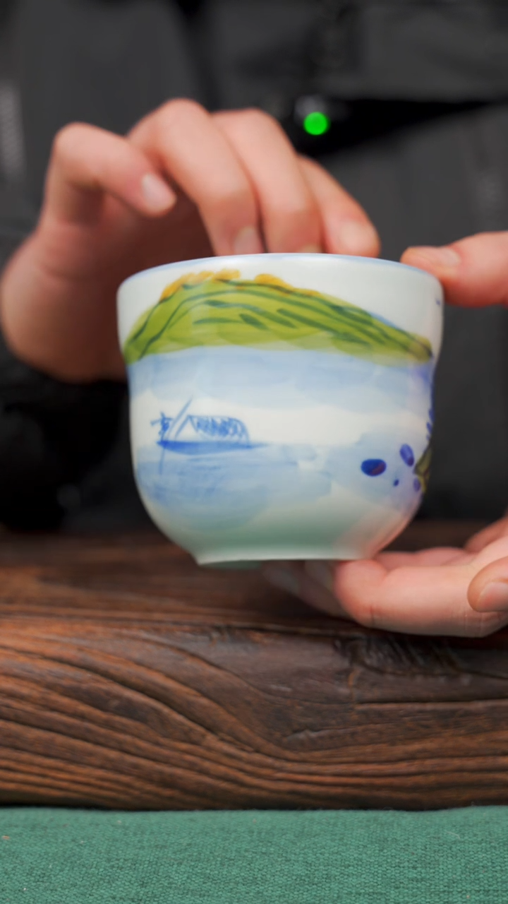 【闪购商品】瓷片99景德镇手绘釉下彩