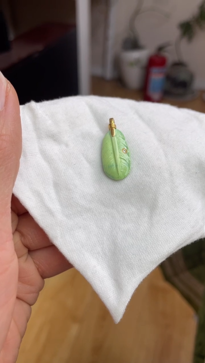 【闪购商品】绿松石珠宝奇石18K金镶嵌61