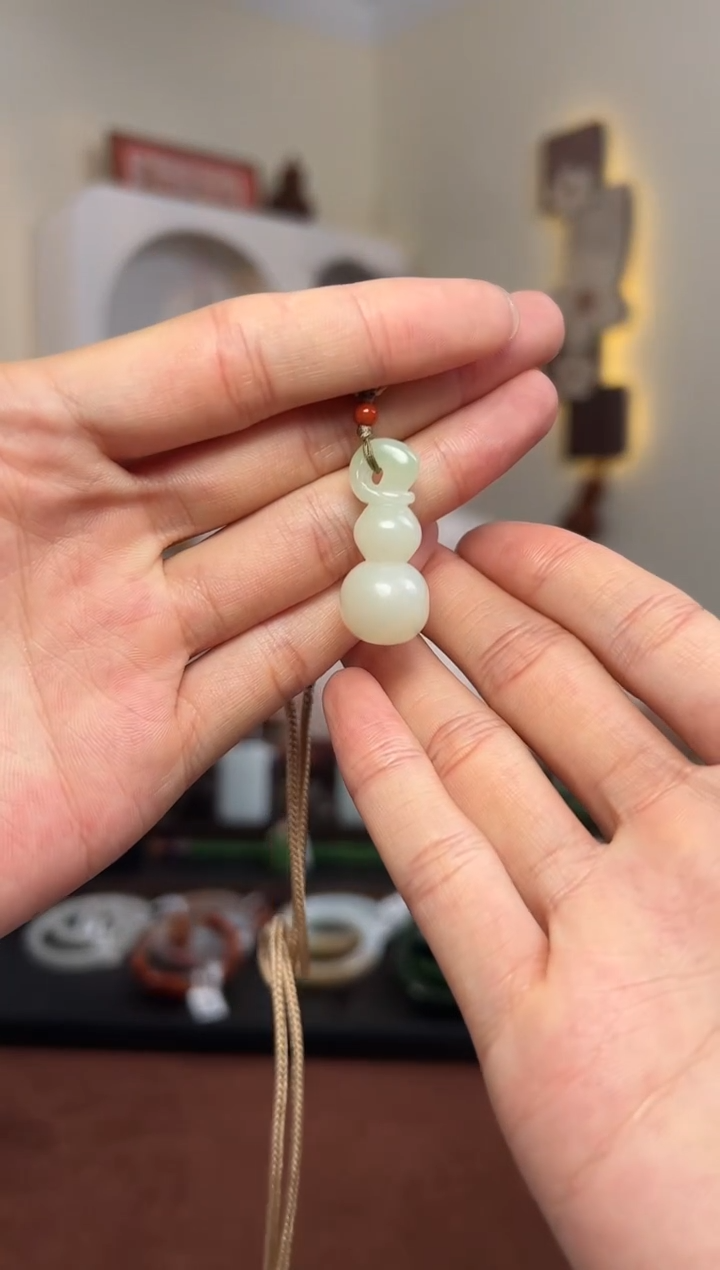 【闪购商品】和田玉颈饰未镶嵌33*14 葫芦 