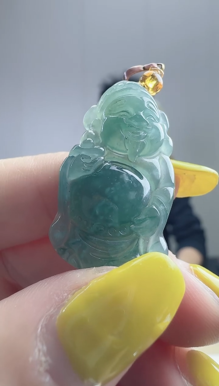 颈饰未镶嵌翡翠天然A货翡翠  多样性随机发其一