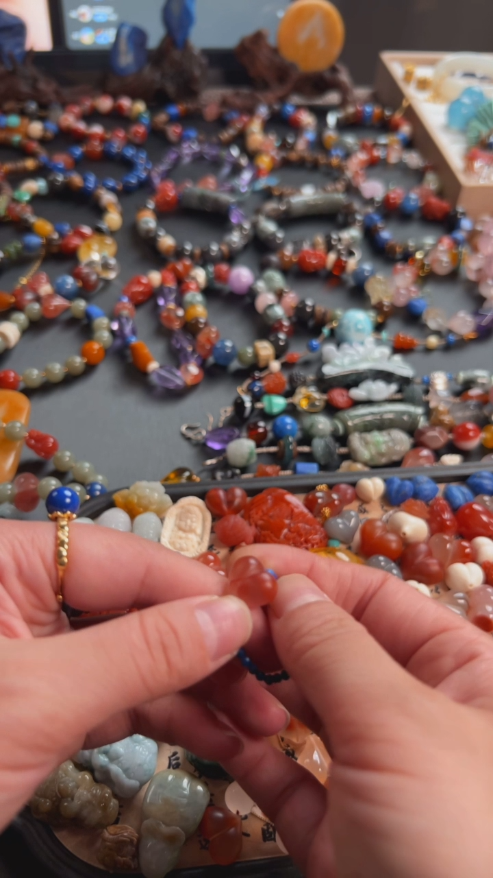 南红玛瑙未镶嵌戒指戒指物品多样性任发其一