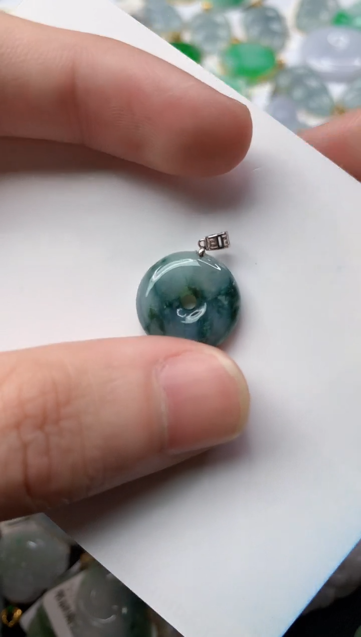 【闪购商品】翡翠颈饰18K金镶嵌2............